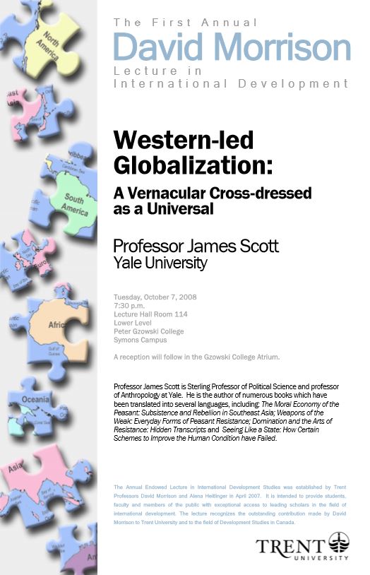 Prof James Scott Western-led Globalization