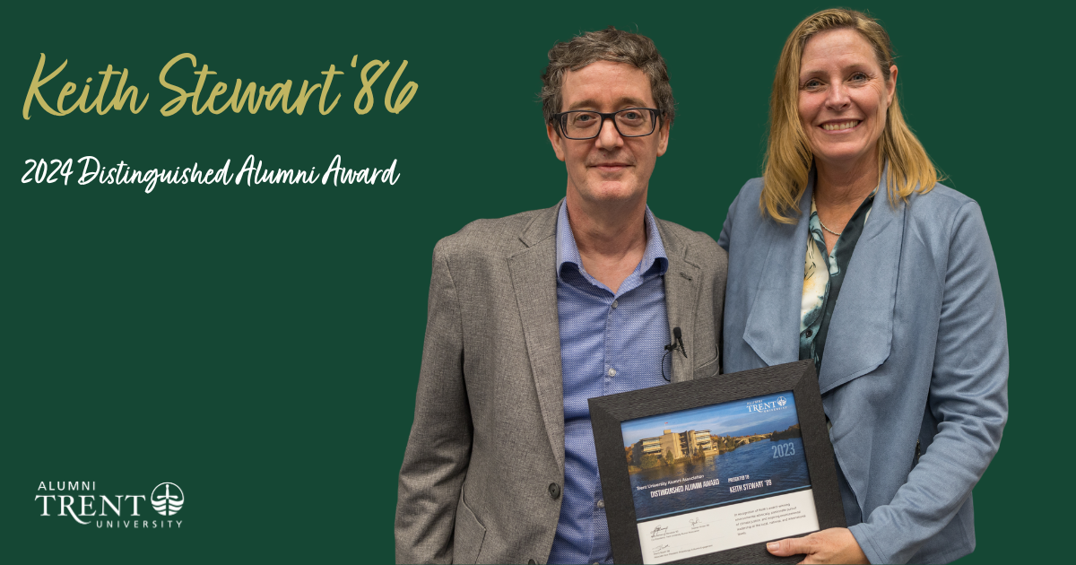 Keith Stewart ’86 2024 Distinguished Alumni Award