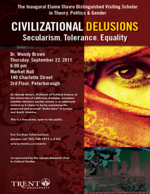 Dr. Wendy Brown lecture on Civilizational Delusions