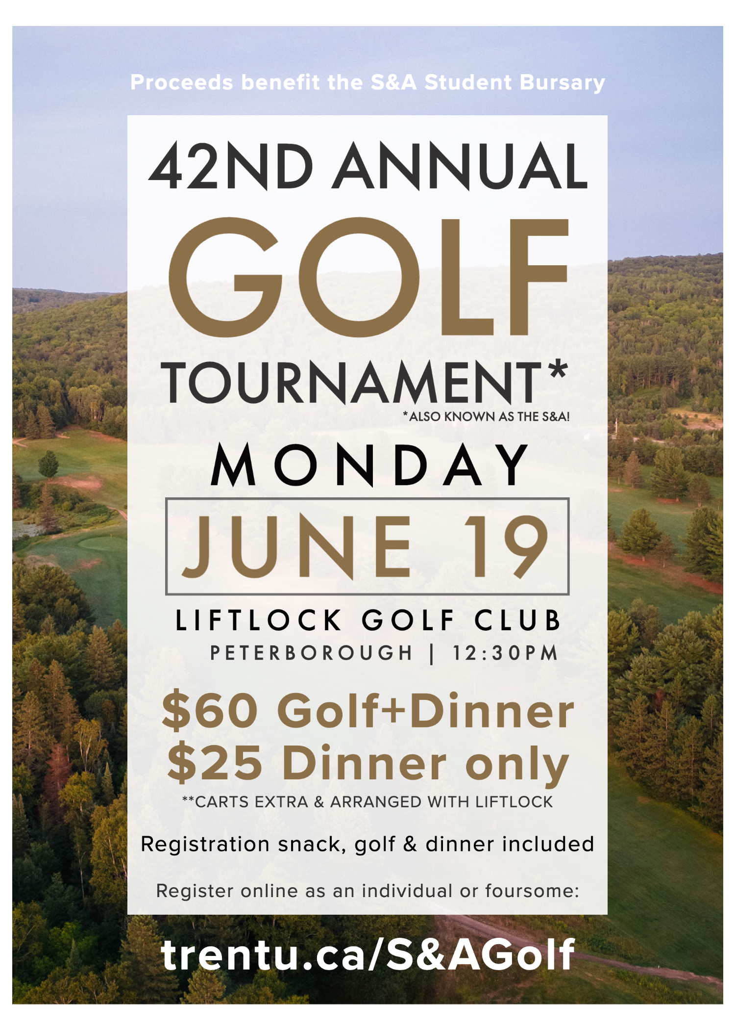 Poster Image of 42nd Annual Golf Tournament