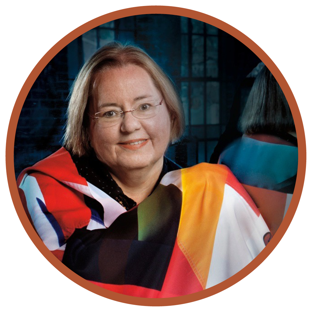 Headshot of Lucie Edwards ’73 