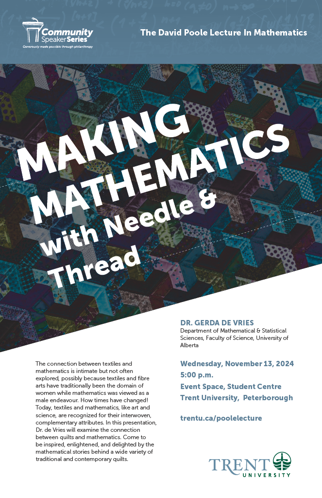 Poole lecture poster