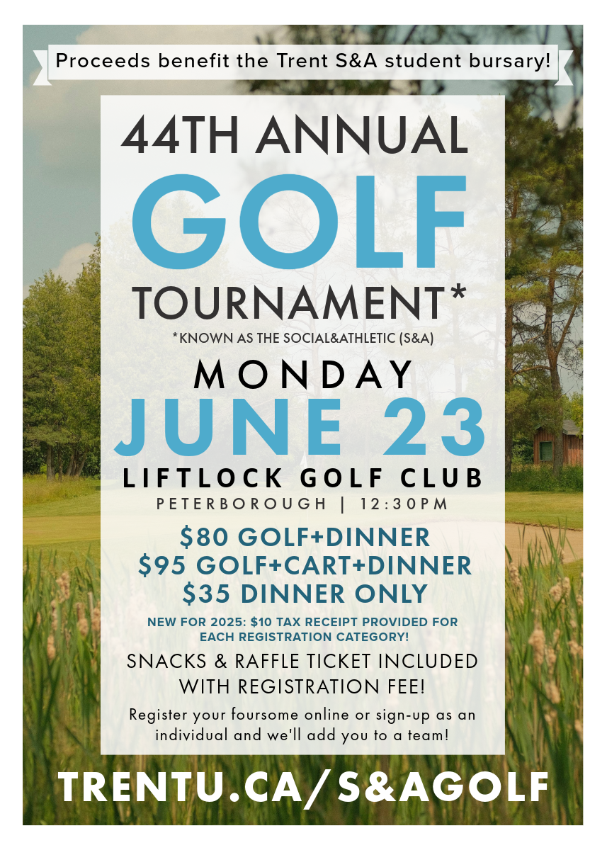 44th Annual Golf Tournament Poster Image