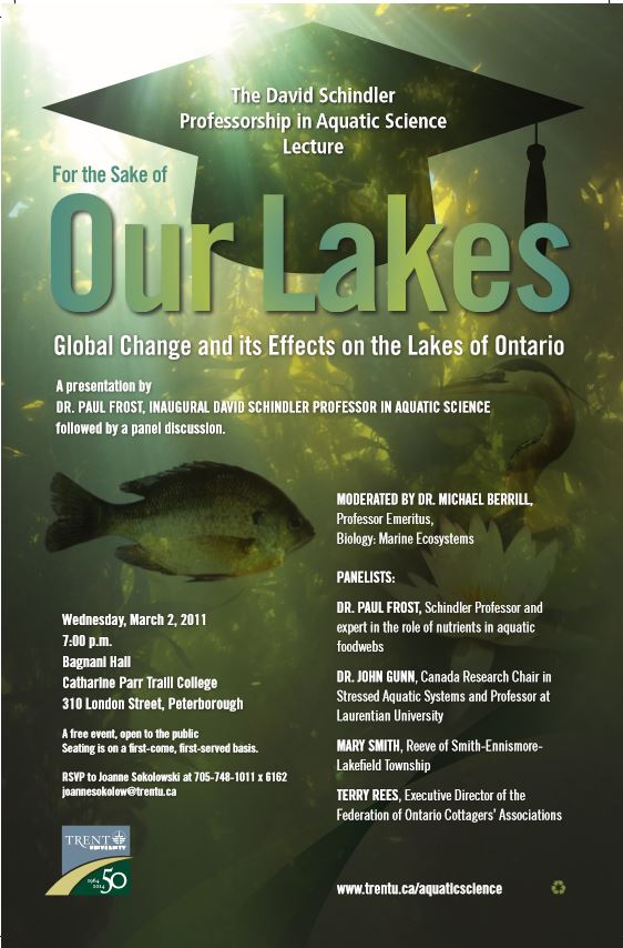 For the sake of our lakes lecture poster