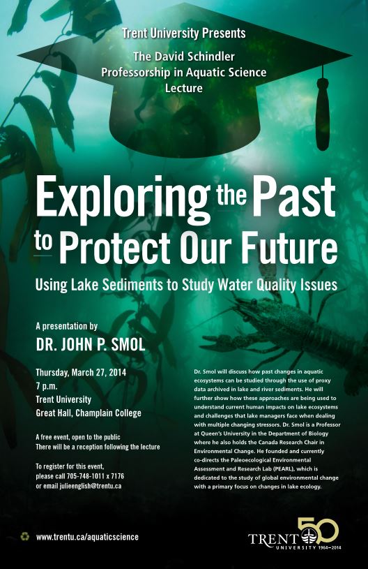 Exploring our past to protect our future lecture poster
