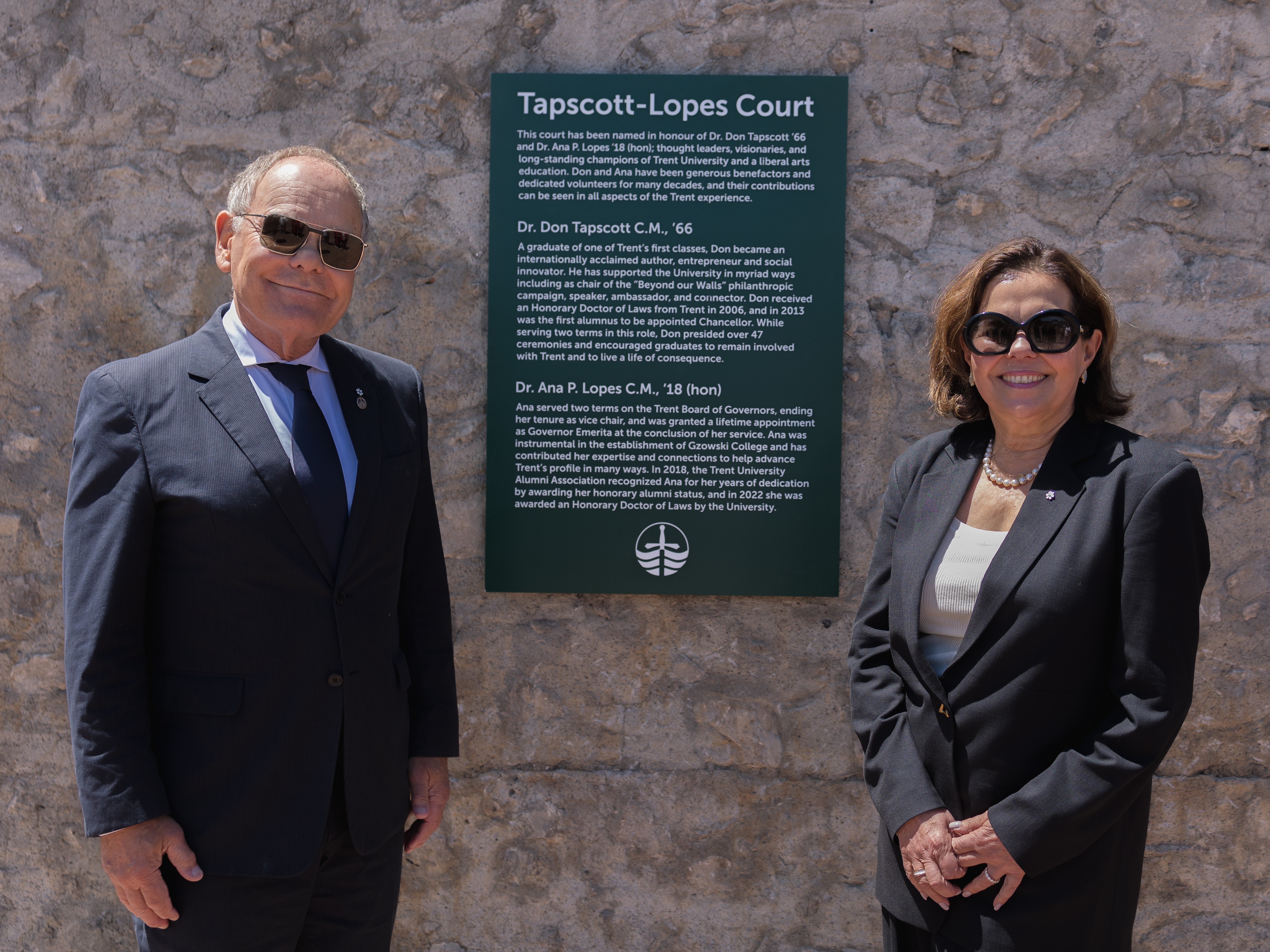 Image of Trent University Alumni Don Tapscott and Ana Lopes