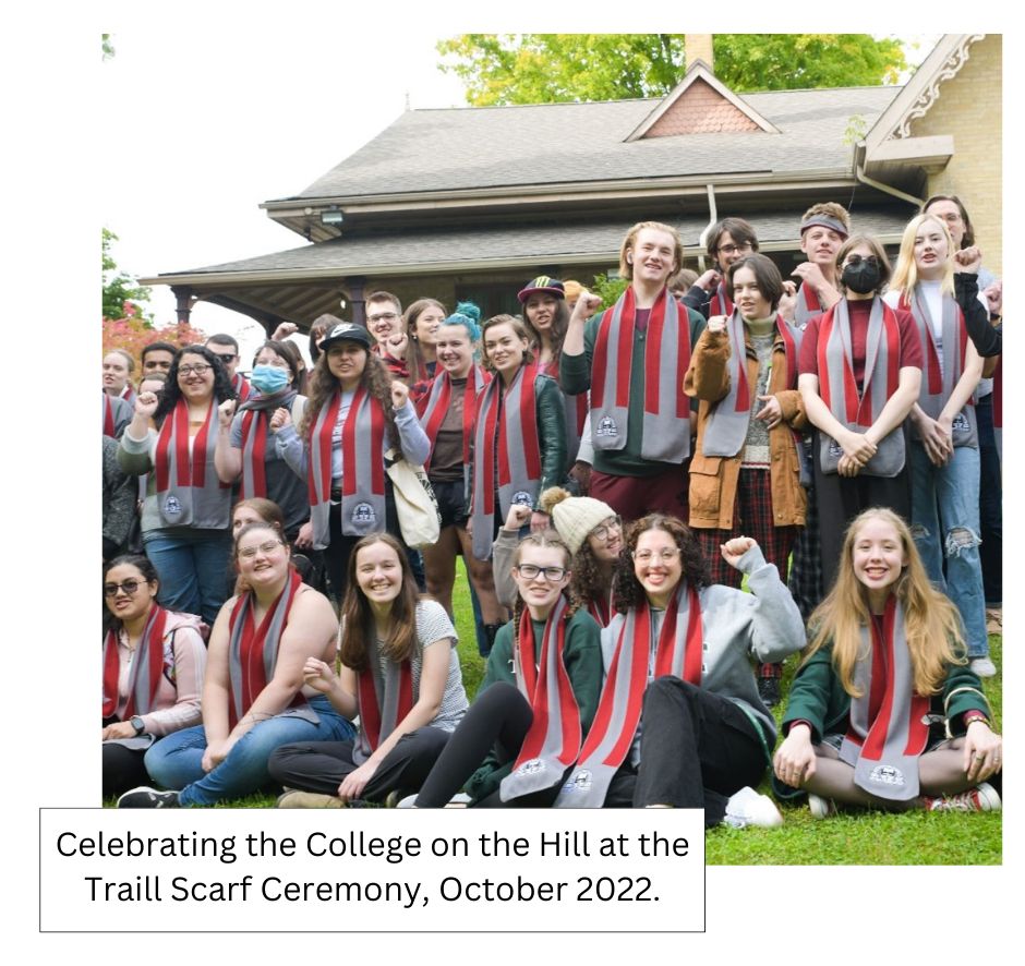 Celebrating-the-College-on-the-Hill-at-the-Traill-Scarf-Ceremony-October-2022.