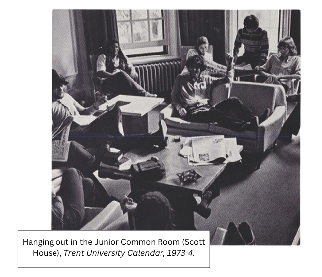 Hanging-out-in-the-Junior-Common-Room-Scott-House-Trent-University-Calendar-1973-4.-1
