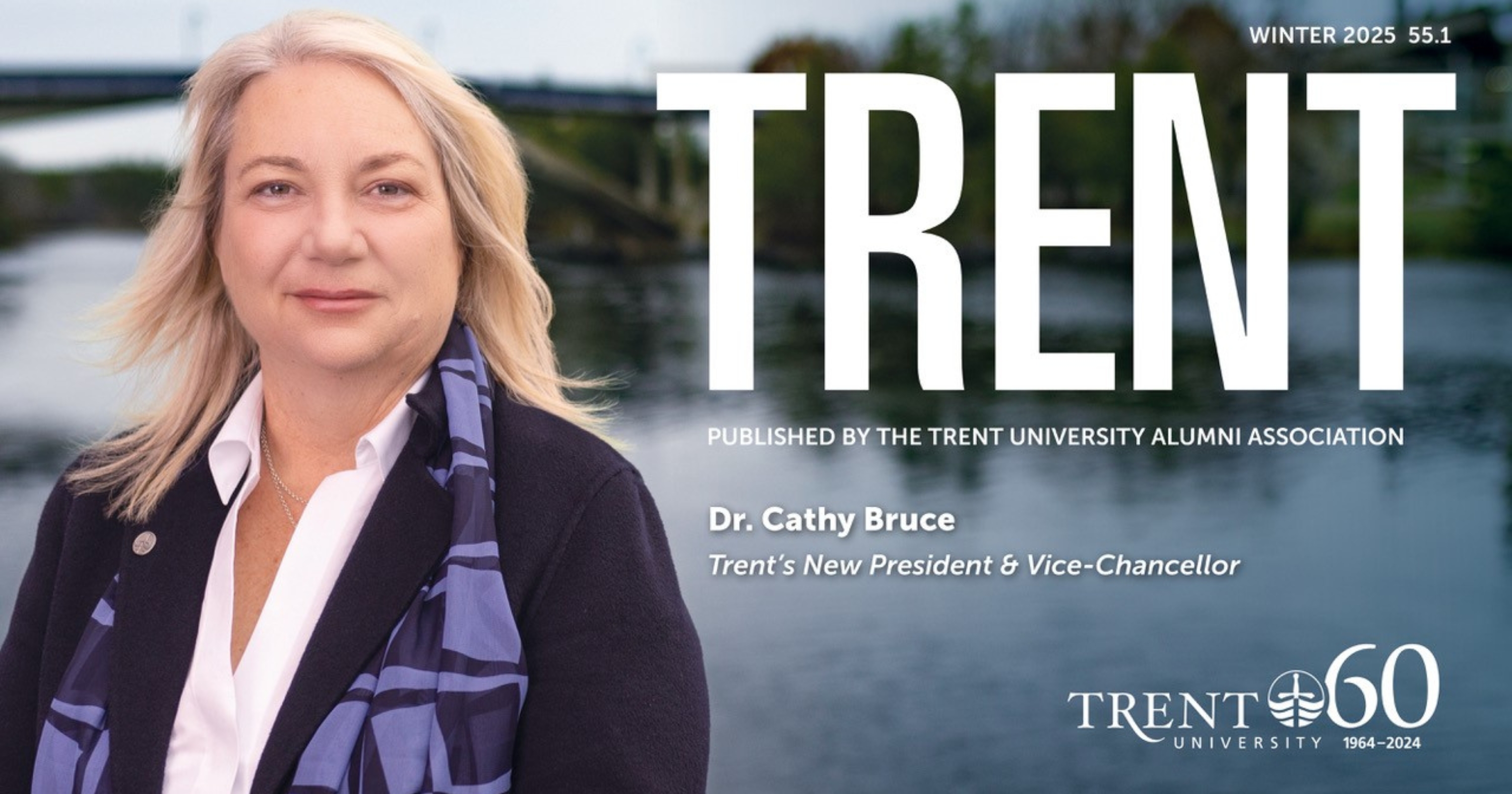 Trent Magazine Cover Image Featuring Cathy Bruce