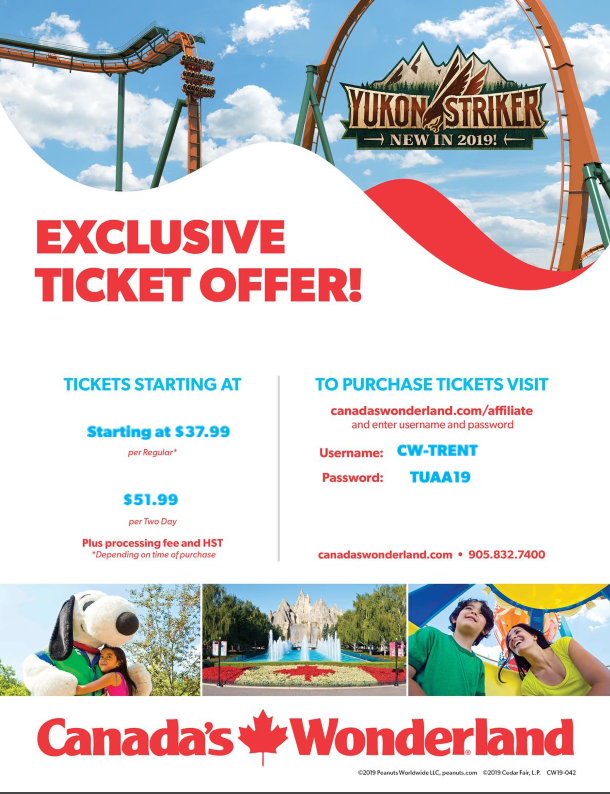 Canada's Wonderland exclusive ticket offer