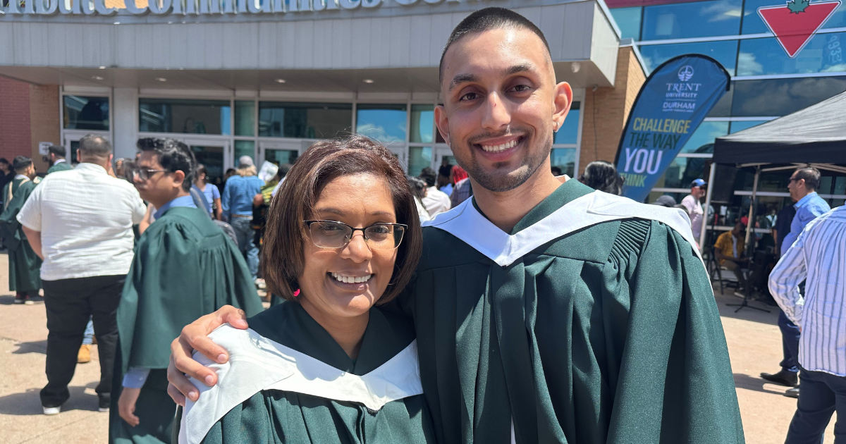 Image of Trent University Alumni Zafrin and Aaron Mundy