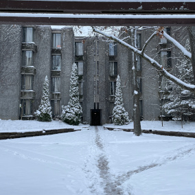 Champlain College quad.