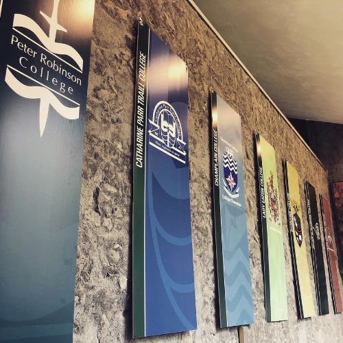 College banners