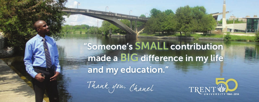 Chanel Christophe ’08 Trent alumnus & monthly donor
