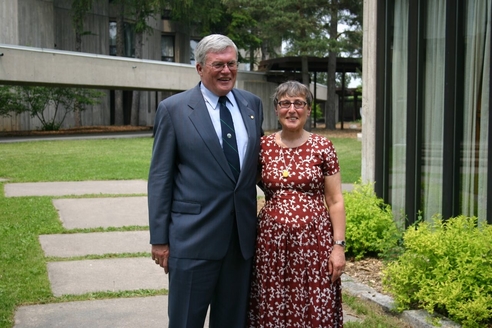 Image of D.David Morrison and Dr. Alena Heitlinger